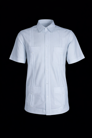 GUAYABERA DIPLOMATICA MANGA CORTA 50% POLIESTER 50% ALGODON
